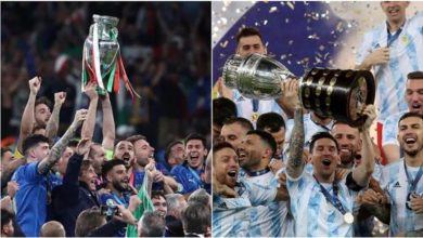 تشكيلة الأرجنتين وإيطاليا في مباراة اليوم في بطولة كأس الأبطال